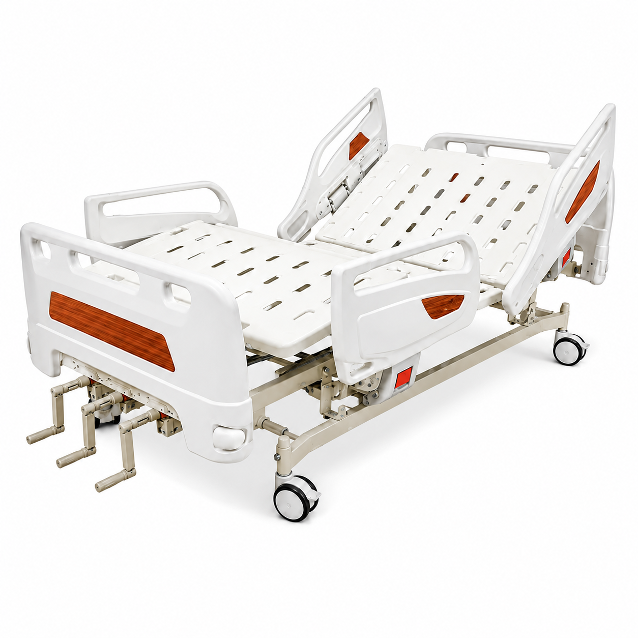 Manual three-function wood-paneled bed (2) Manual three-function wood-paneled bed (2)