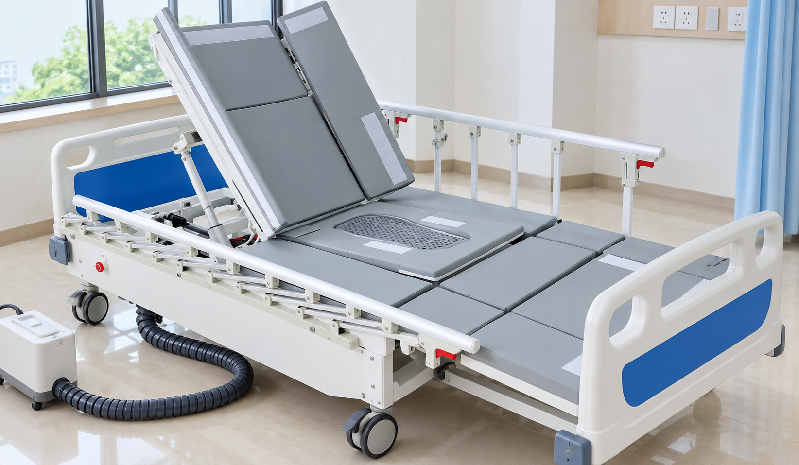 Multi-functional high-end care bed with toilet facility(1) Multi-functional high-end care bed with toilet facility(1)