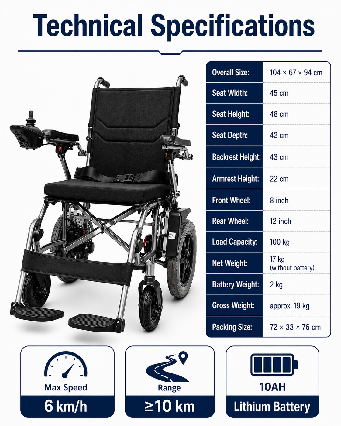 DYW-XT-2-C Lightweight Aluminum Electric Wheelchair (2) DYW-XT-2-C Lightweight Aluminum Electric Wheelchair (2)