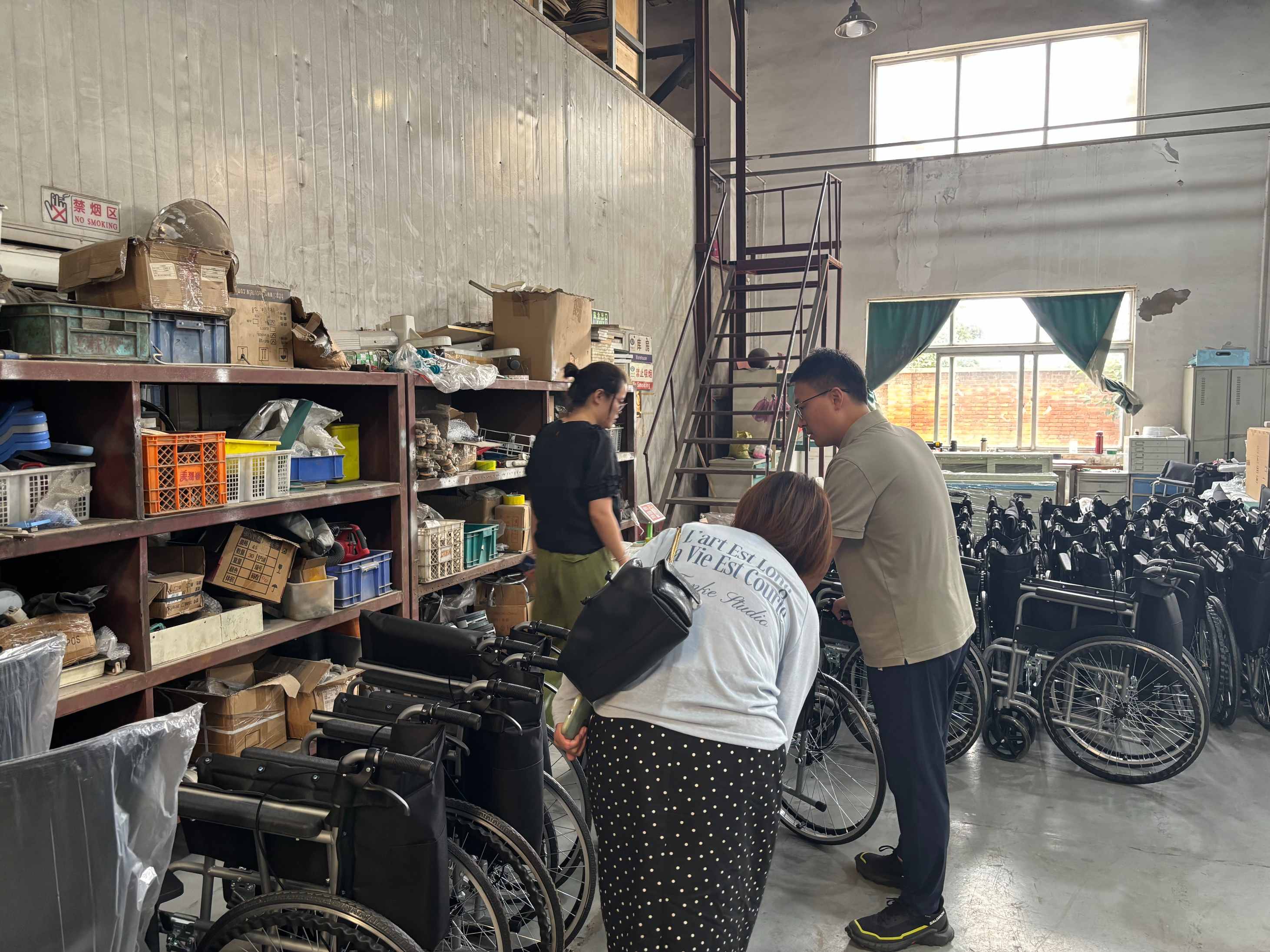 On-site inspection at the factory