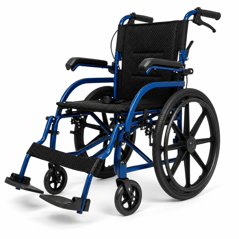 20-Inch Soft Seat Manual Wheelchair