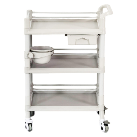White Three-Story Treatment Trolley