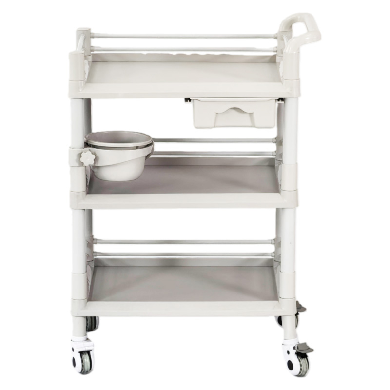White Three-Story Treatment Trolley