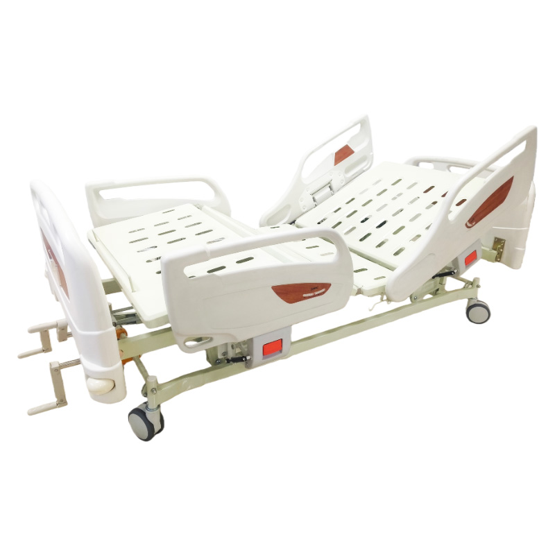 Three-Function Manual Bed With Abs Guardrails