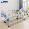 Three-Function Manual Bed With Aluminum Alloy Guardrails