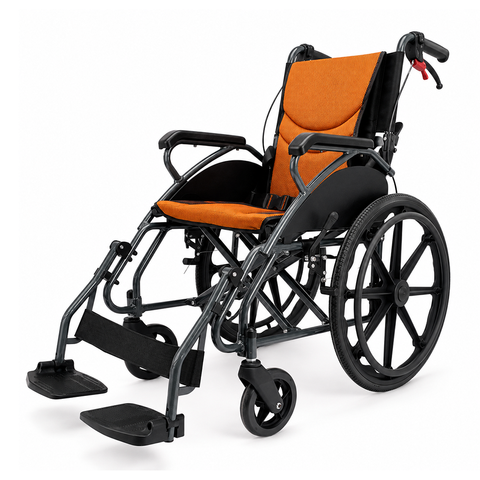 Aluminum Alloy Soft Seat Wheelchair