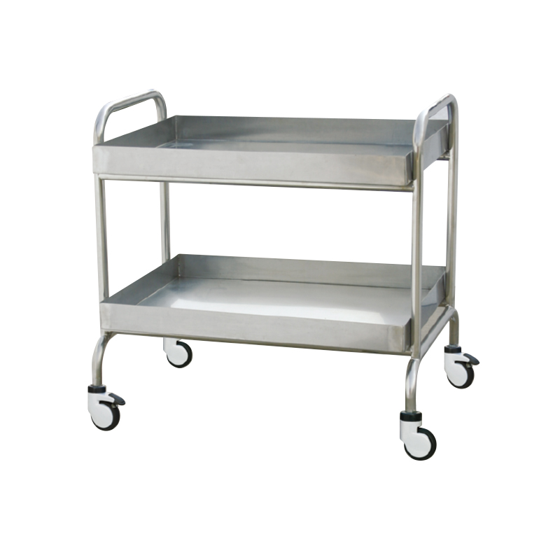 Stainless Steel Double-Decker Delivery Cart