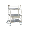 Stainless Steel Three-Layer Instrument Cart