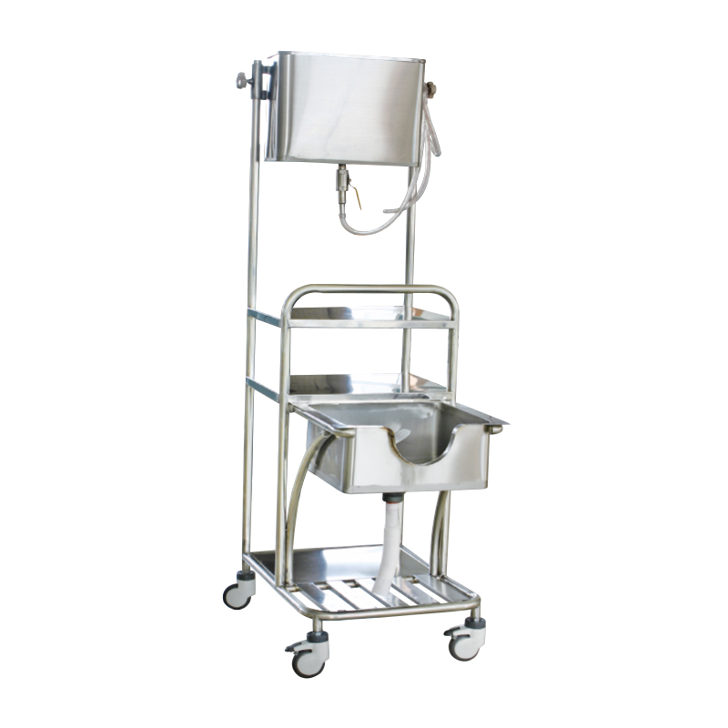 Stainless Steel Head Washing Trolley