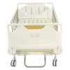 Two-Function Center Brake Manual Hospital Bed With Square Headboard