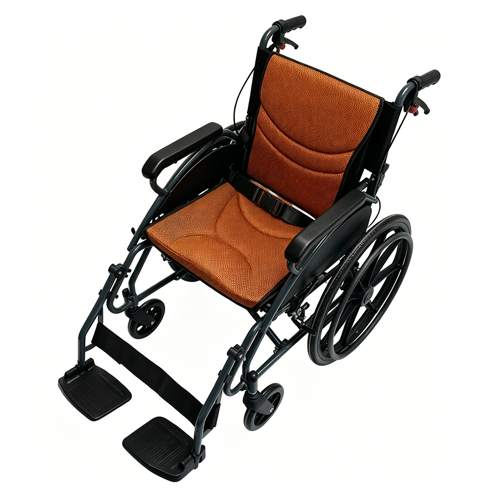 Aluminum Alloy Soft Seat Wheelchair
