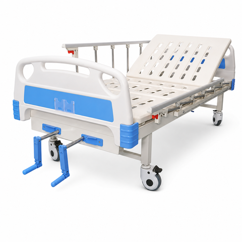 Integrated Stamping Two-Function Manual Hospital Bed Abs Cranks