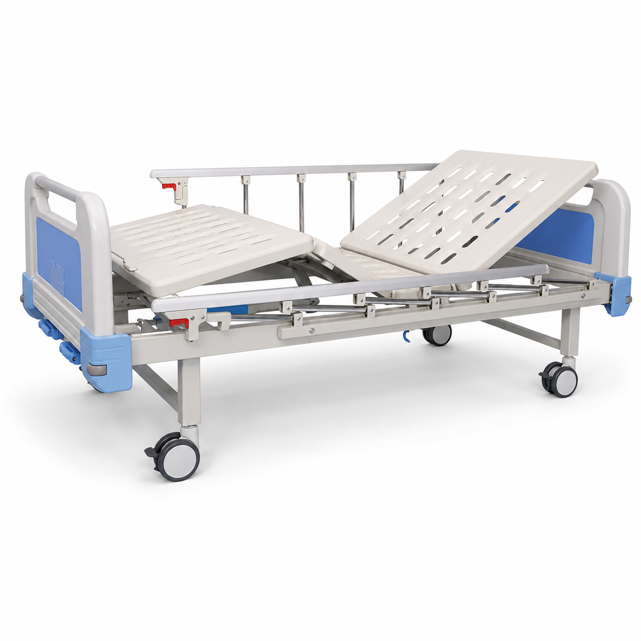 Composite Headboard Two-Function Manual Hospital Bed