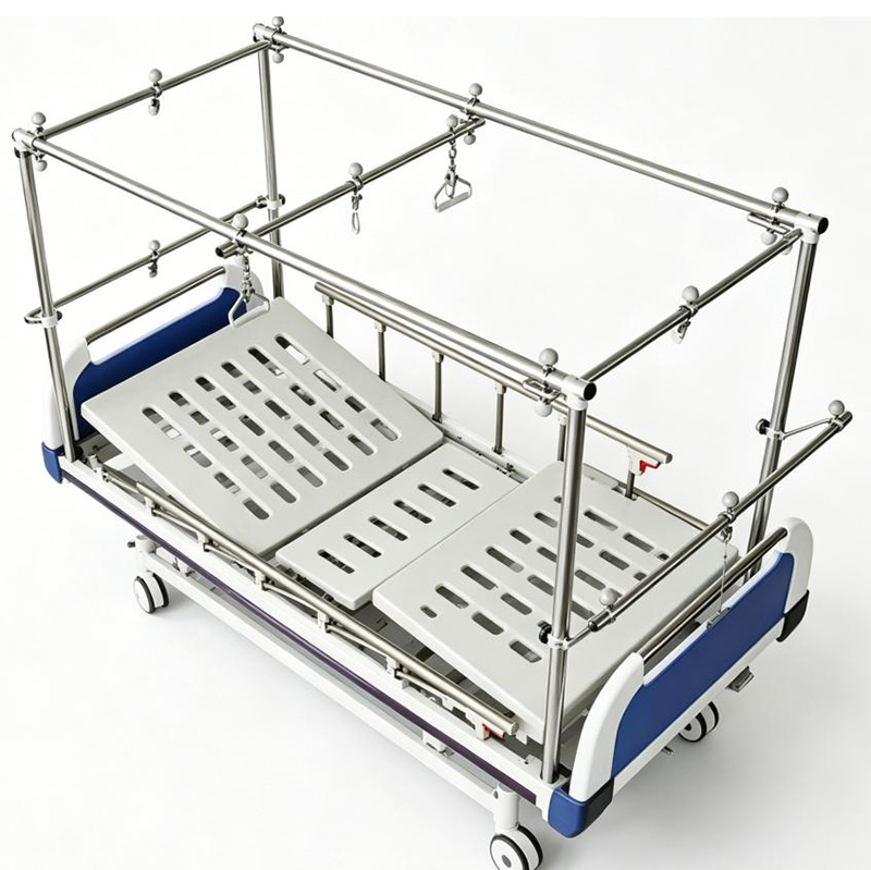 Composite Head Three-rotation Orthopedic Traction Bed