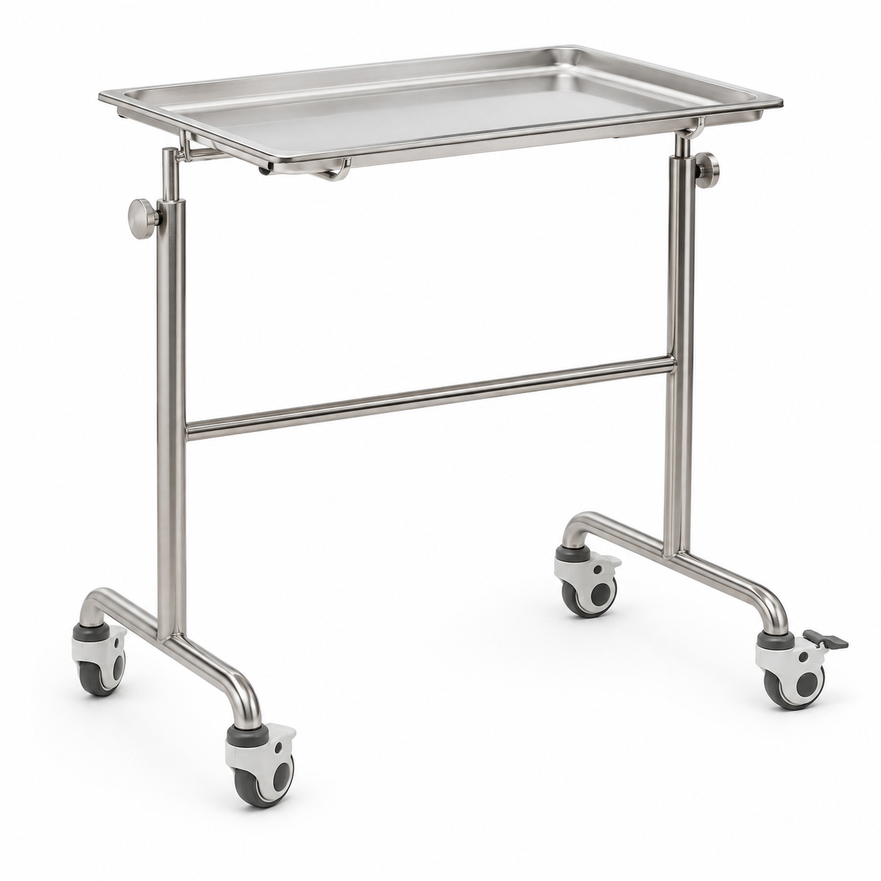 The inclined side of the stainless steel double-arm pallet
