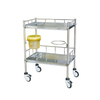 Stainless Steel Concave Therapy Cart