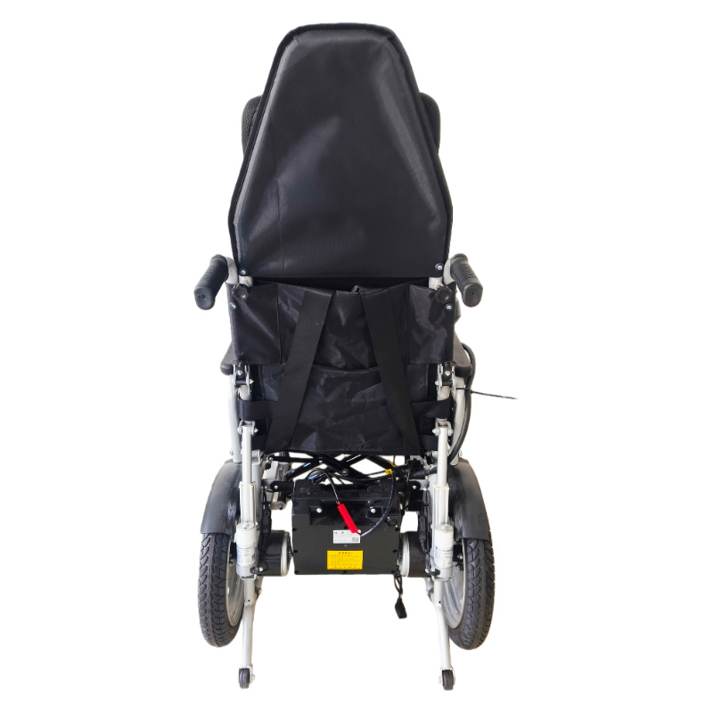 High Backrest Carbon Steel Electric Wheelchair