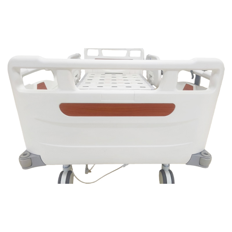 Five-Function Wood Grain Electric Hospital Bed
