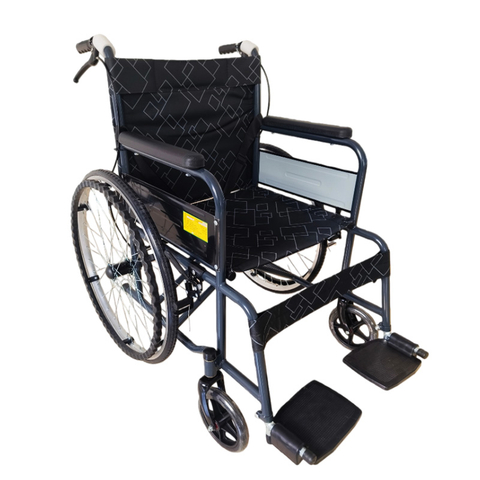 Carbon Steel Manual Wheelchair 24''