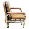 Brown Stainless Steel Attendant Chair