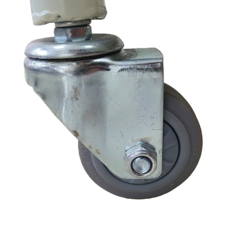 Blue Foldable Attendant Chair Without Blue Wheels