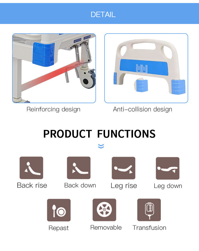 Strip Steel Two-Function Manual Hospital Bed (5).jpg