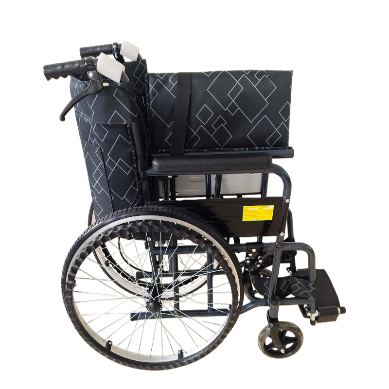 Carbon Steel Manual Wheelchair 24''