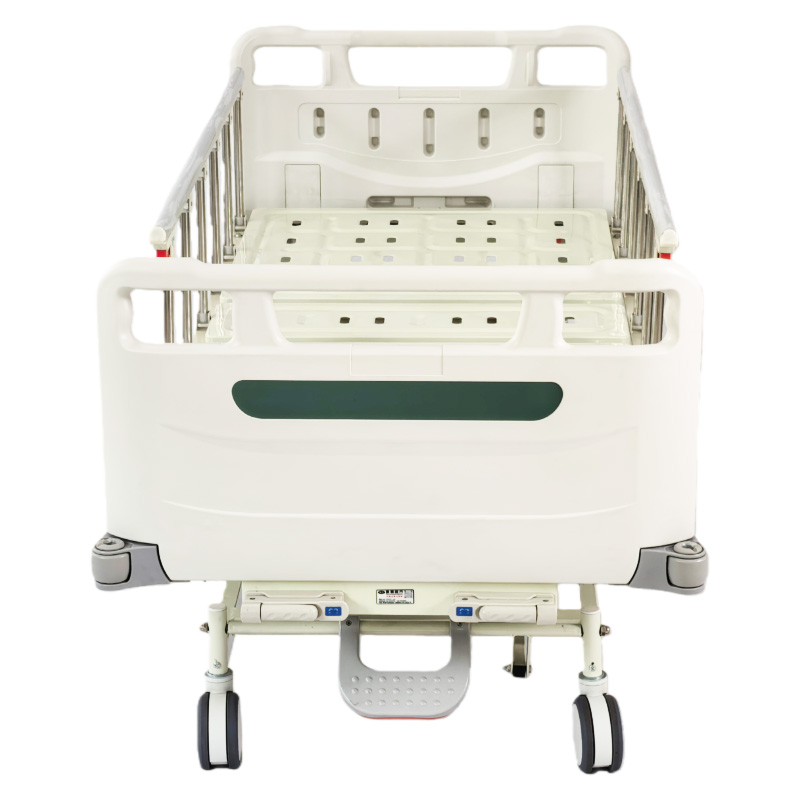 Integrated Stamping Two-Function Manual Hospital Bed