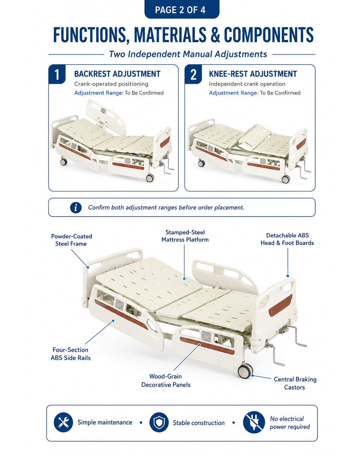 Detailed introduction page for the manual two-function wood-grain bed function.png