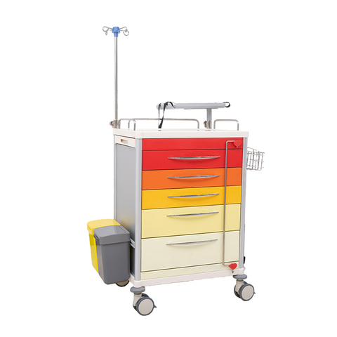 Five Drawer Colorful Rescue Trolley