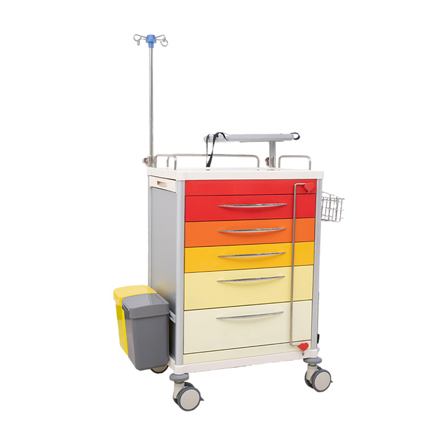 Five Drawer Colorful Rescue Trolley