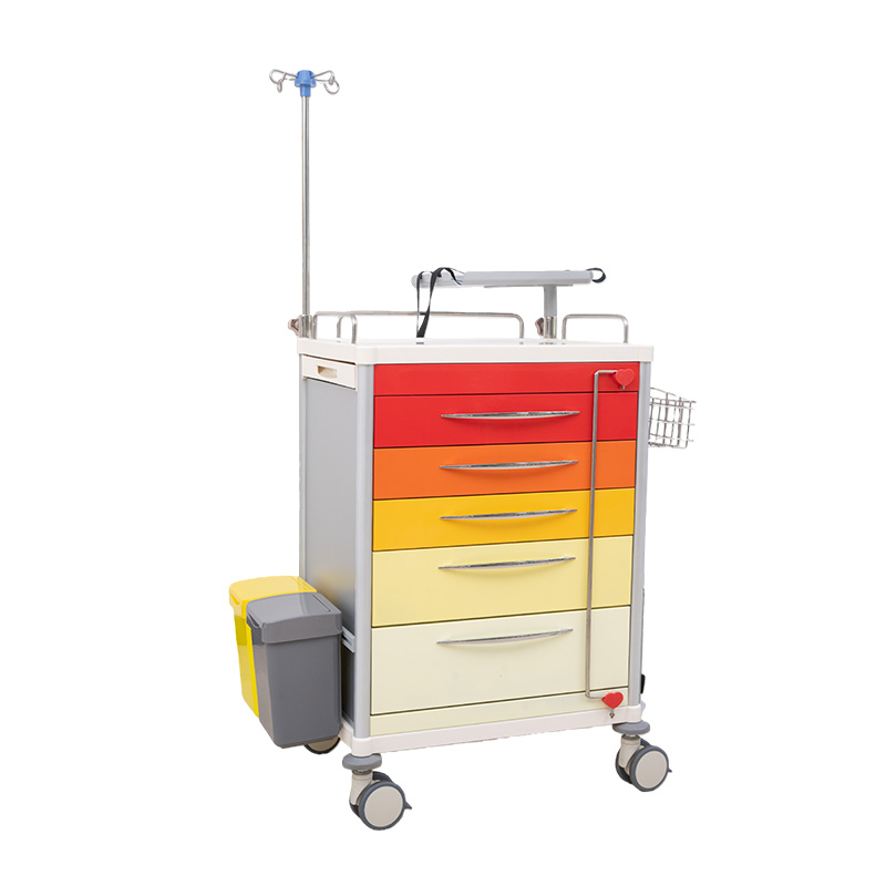 Five Drawer Colorful Rescue Trolley