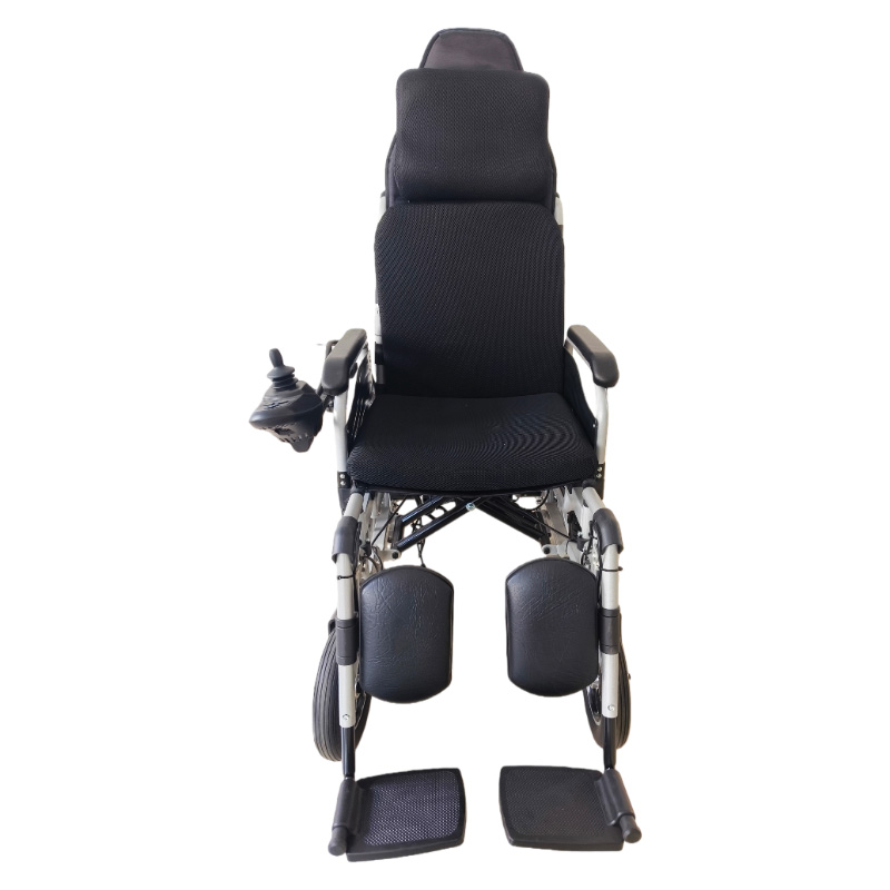 High Backrest Carbon Steel Electric Wheelchair