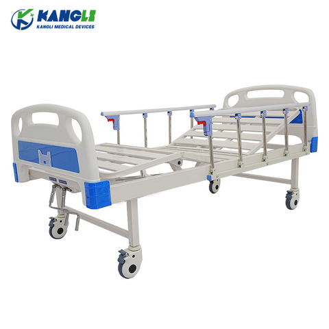 Strip Steel Two-Function Manual Hospital Bed