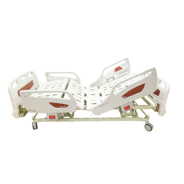 Three-Function Manual Bed With Abs Guardrails
