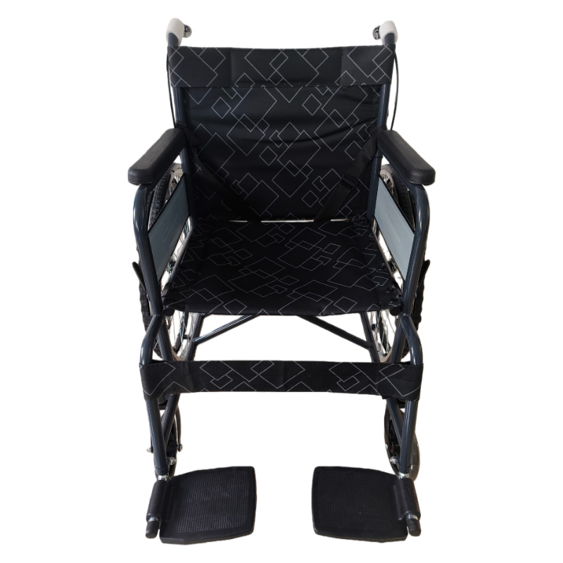 Carbon Steel Manual Wheelchair 24''