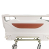 Two-Function Center Brake Manual Hospital Bed With Wood Grain Bedhead