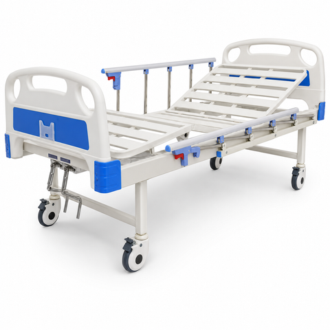 Strip Steel Two-Function Manual Hospital Bed