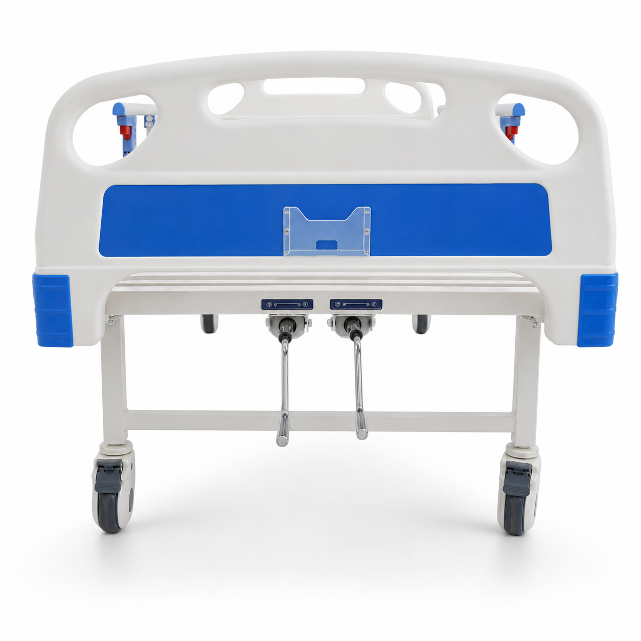 Strip Steel Two-Function Manual Hospital Bed