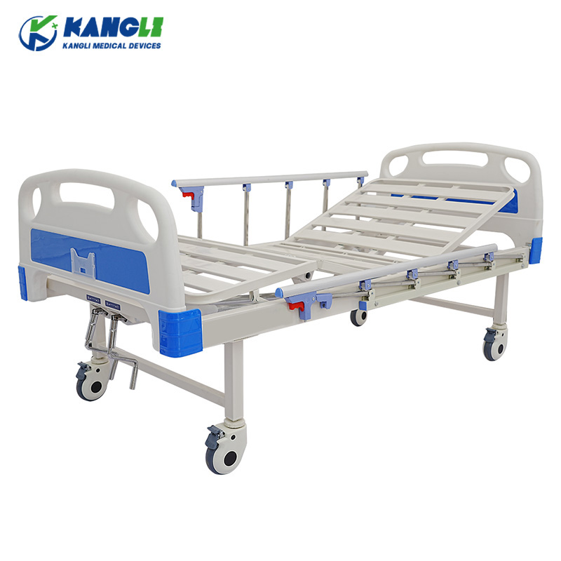 Strip Steel Two-Function Manual Hospital Bed