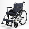 Folding Backrest Manual Wheelchair with Large Rear Wheels