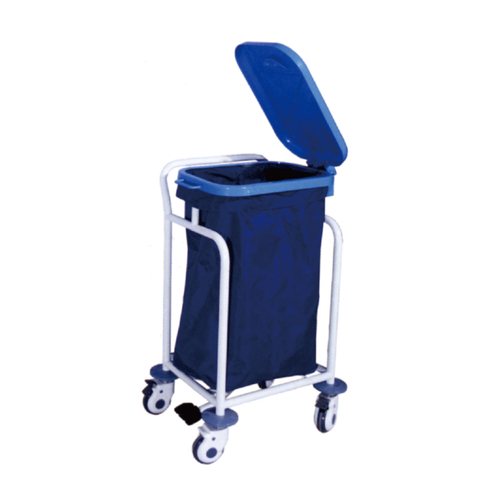 Single Soil Laundry Bag Cart
