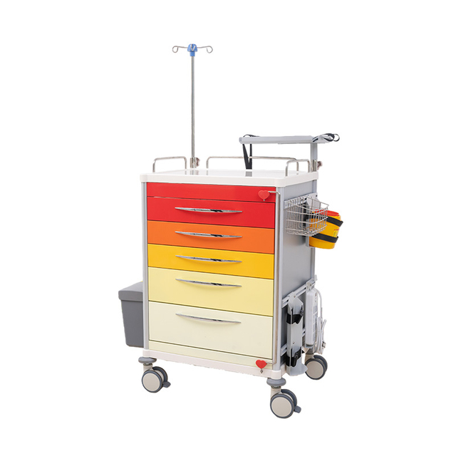 Five Drawer Colorful Rescue Trolley