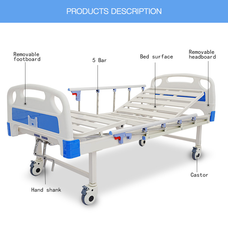 Strip Steel Two-Function Manual Hospital Bed (3).jpg