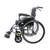 Folding Backrest Manual Wheelchair with Large Rear Wheels