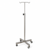 Stainless Steel IV Stand with Tray