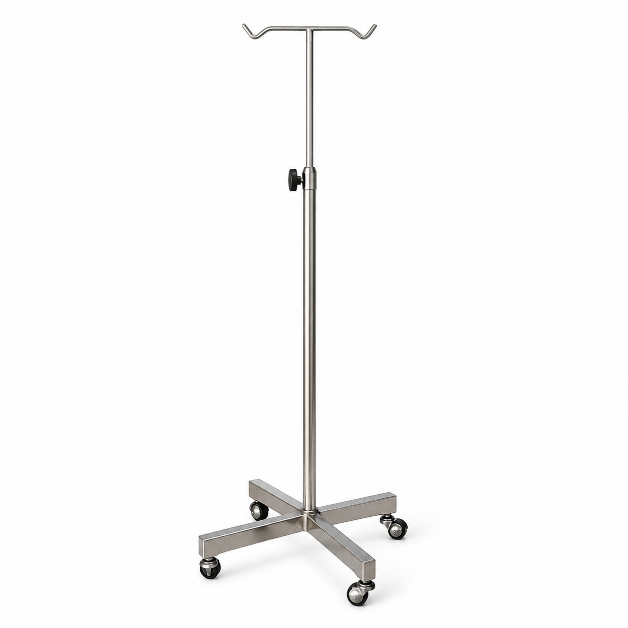 Stainless Steel IV Stand with Tray