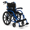 20-Inch Soft Seat Manual Wheelchair