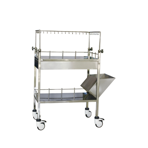 Stainless Steel Single-Layer Infusion Cart