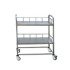 Stainless Steel Round Tube Instrument Cart